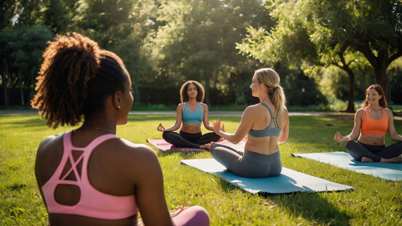 Femme pratiquant le yoga pour la perte de poids